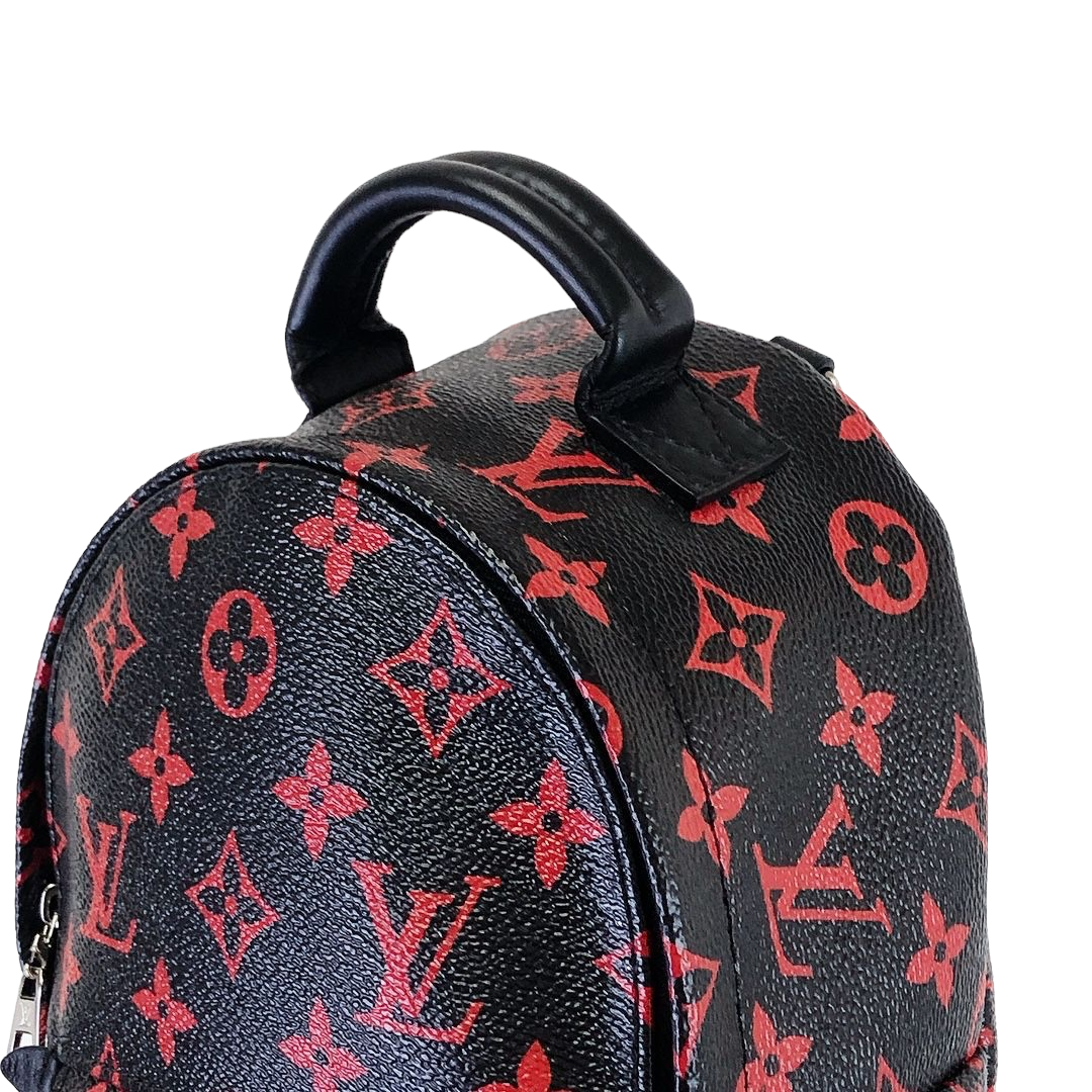 Louis-Vuitton Mini Palm Springs Infrarouge Canvas GHW