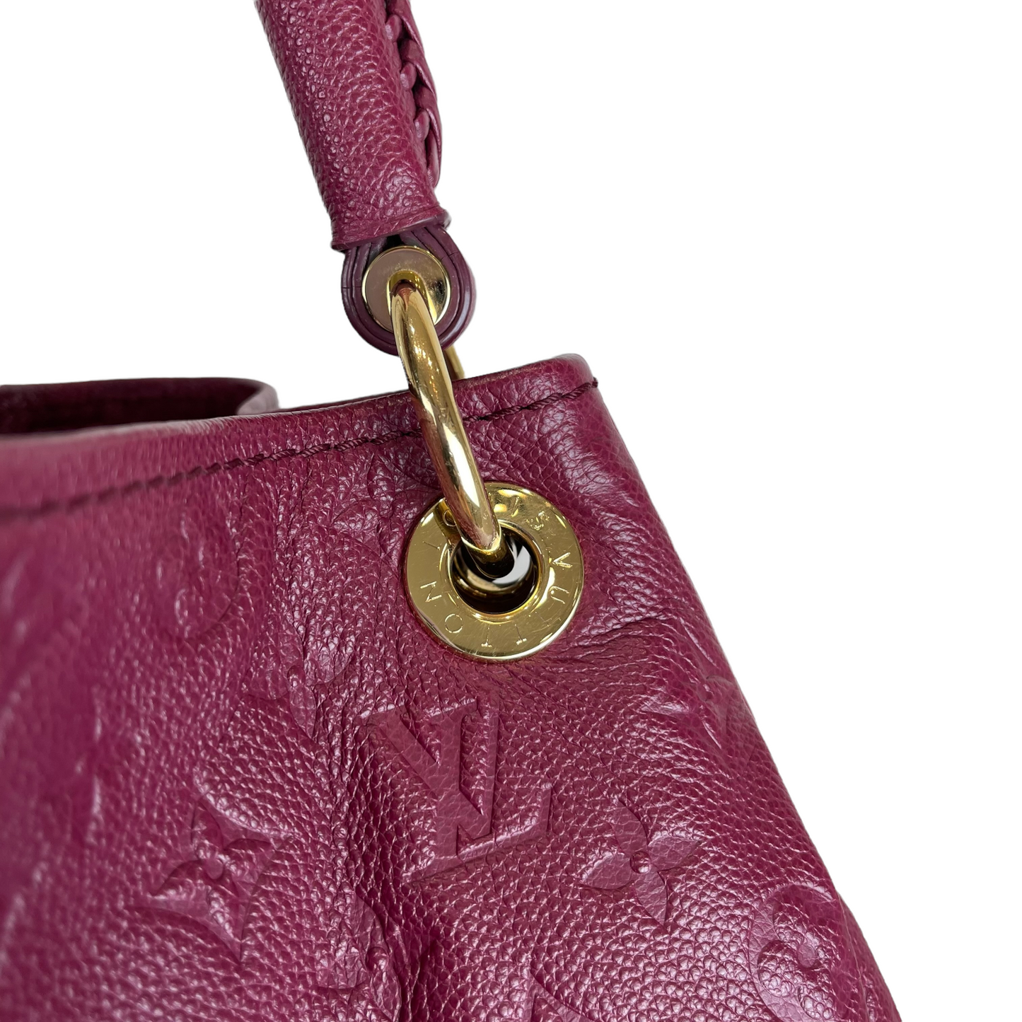 Louis-Vuitton Artsy MM Empreinte Burgundy GHW