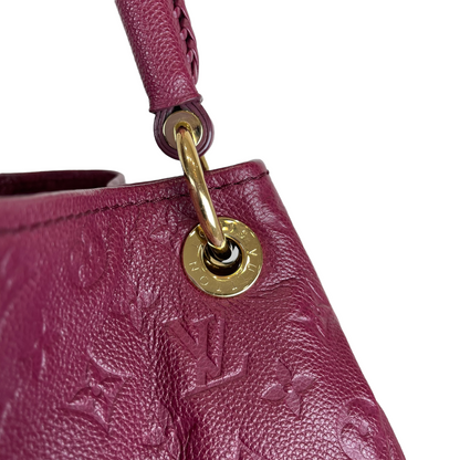 Louis-Vuitton Artsy MM Empreinte Burgundy GHW