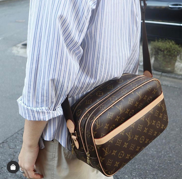 Rank A   ｜ LV Monogram Reporter PM Shoulder Bag ｜012014