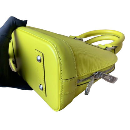 Louis-Vuitton Alma BB Epi Yellow SHW