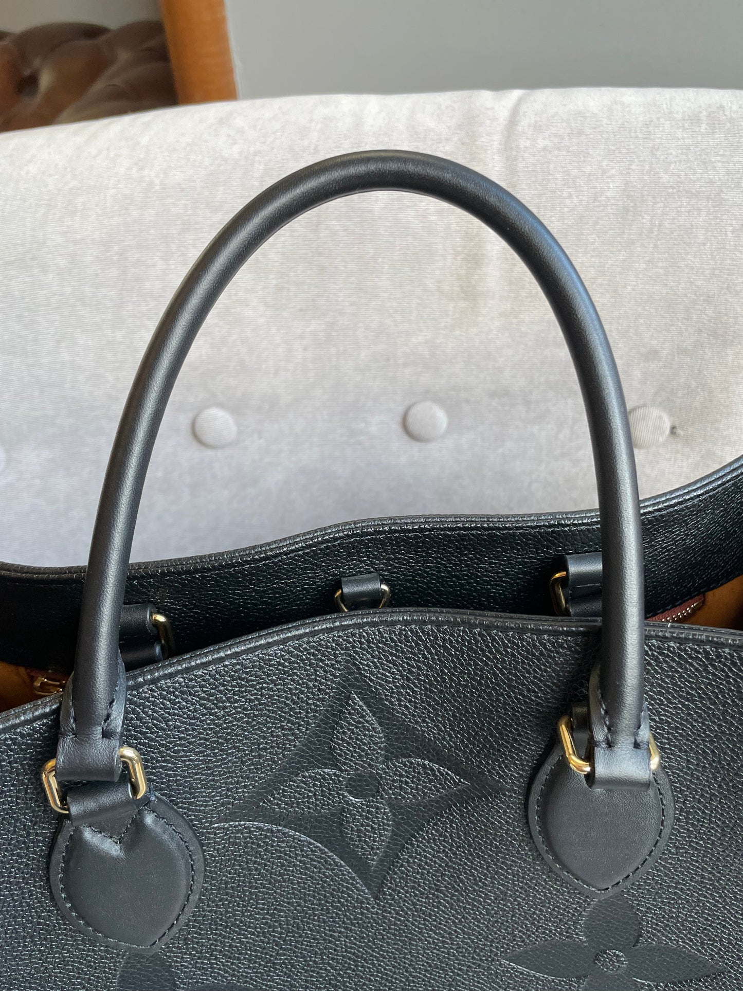 Louis Vuitton On the Go GM Black Empreinte (RRP £2,510)