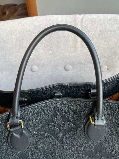 Louis Vuitton On the Go GM Black Empreinte (RRP £2,510)