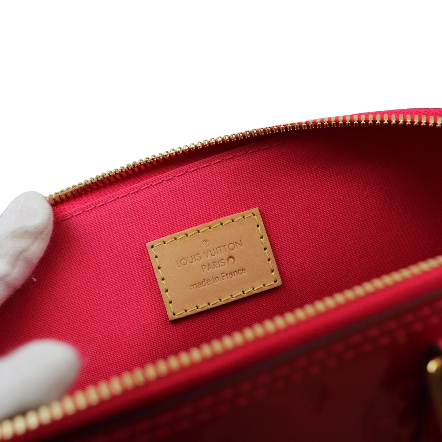 Louis-Vuitton Alma Vernis Monogram PM GHW