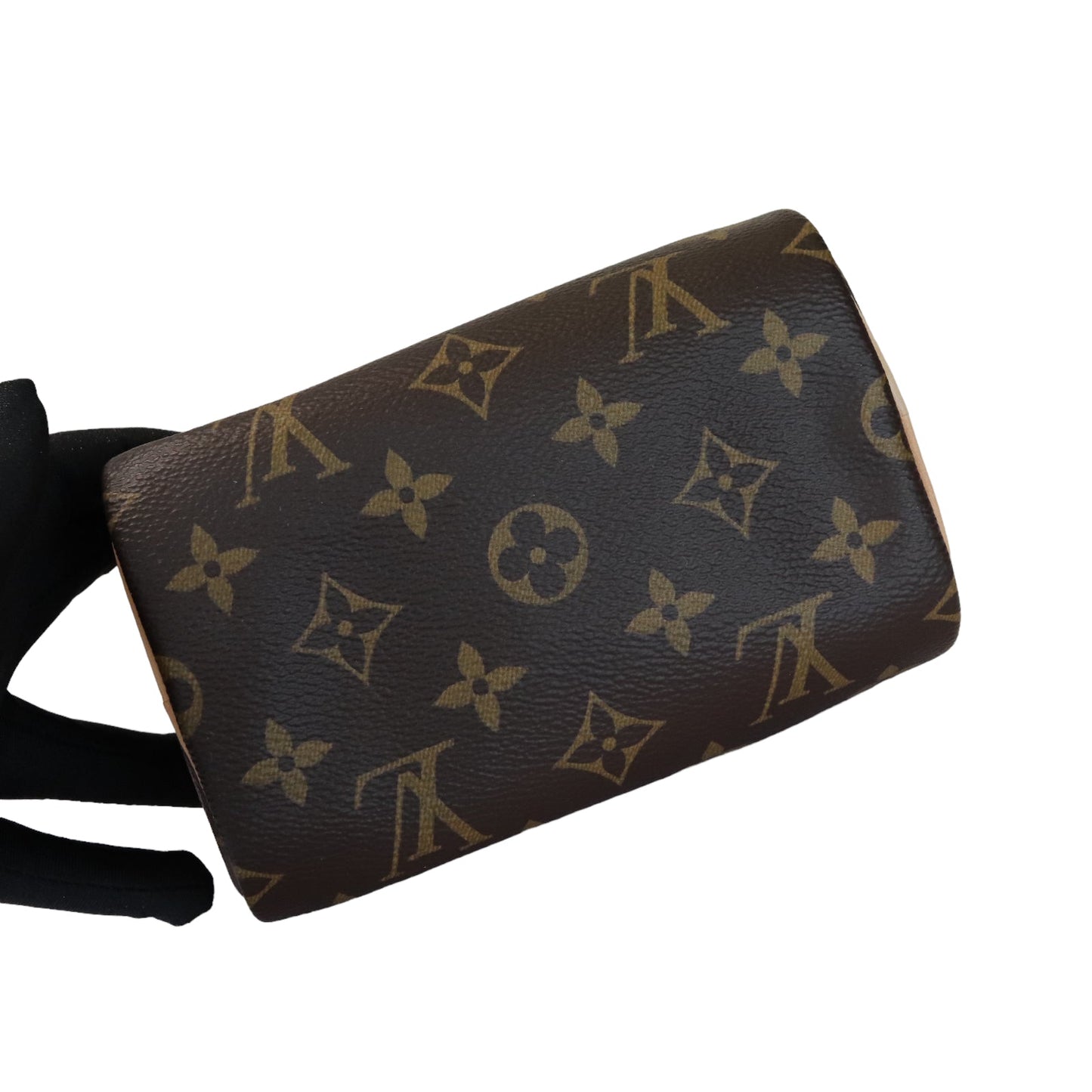 Louis-Vuitton Nano Speedy Monogram Brown GHW