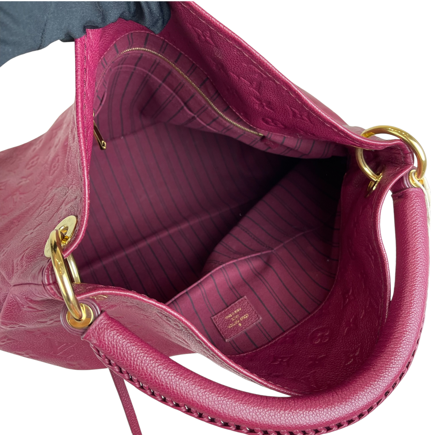 Louis-Vuitton Artsy MM Empreinte Burgundy GHW