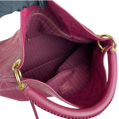 Louis-Vuitton Artsy MM Empreinte Burgundy GHW
