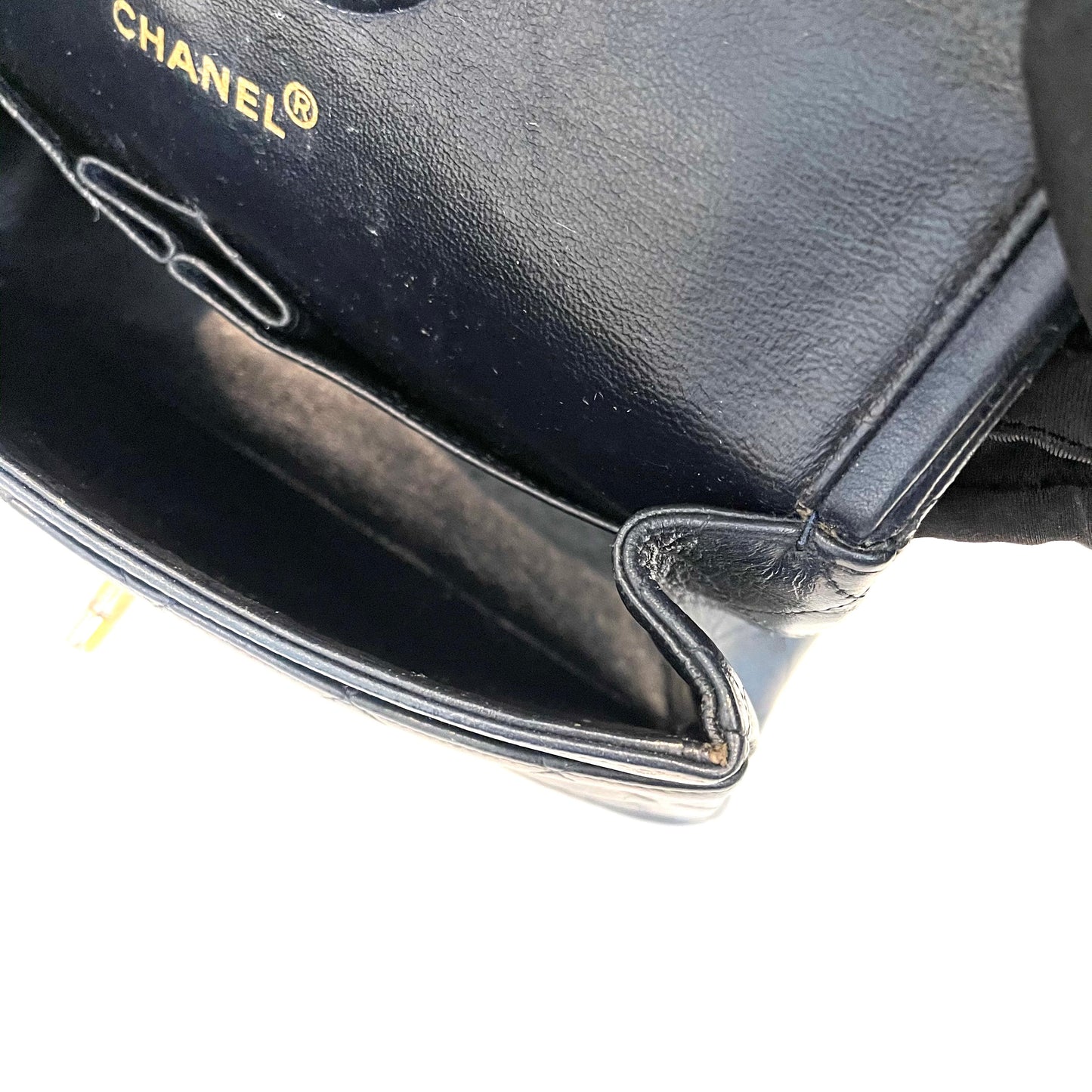 Vintage Classic Flap Medium GHW Blue