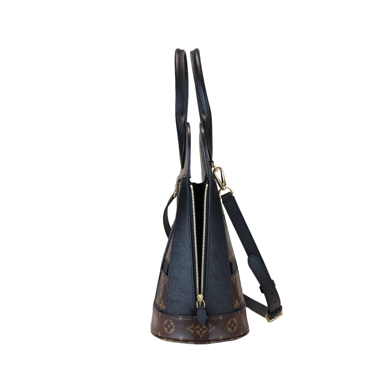 Louis-Vuitton Monogram Tressage MM GHW