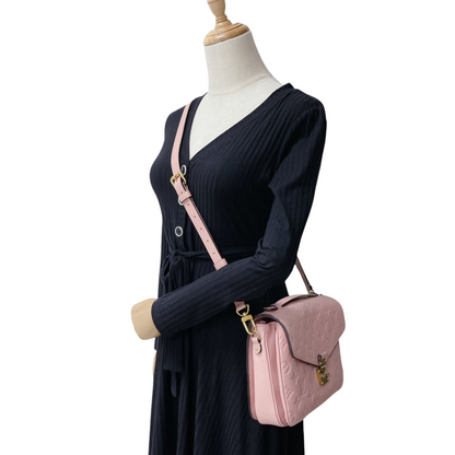 Louis-Vuitton Pochette Metis Empreinte Pink GHW