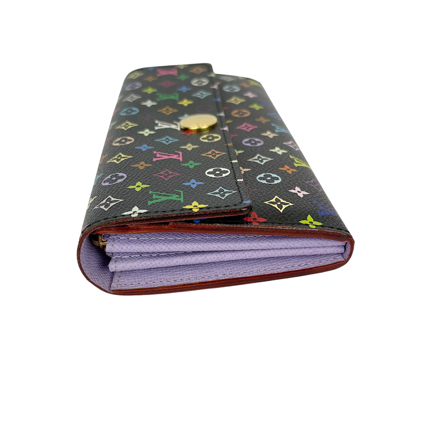 Louis-Vuitton Sarah Wallet Monogram Multicolour GHW