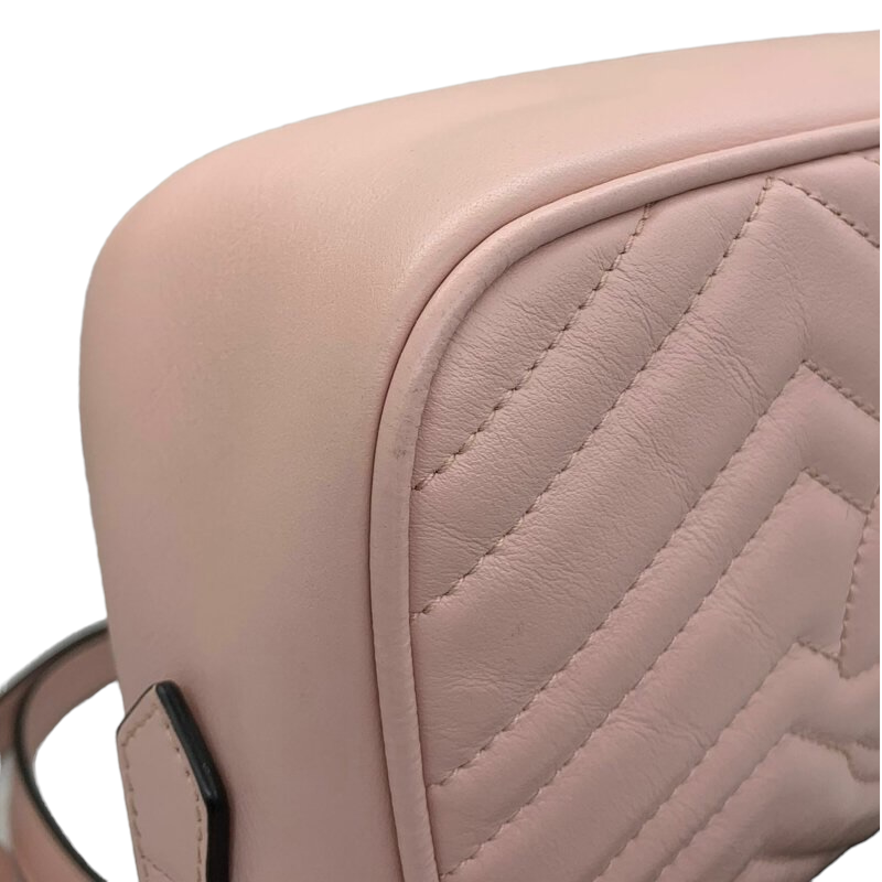 Gucci Small Marmont Camera Pink GHW