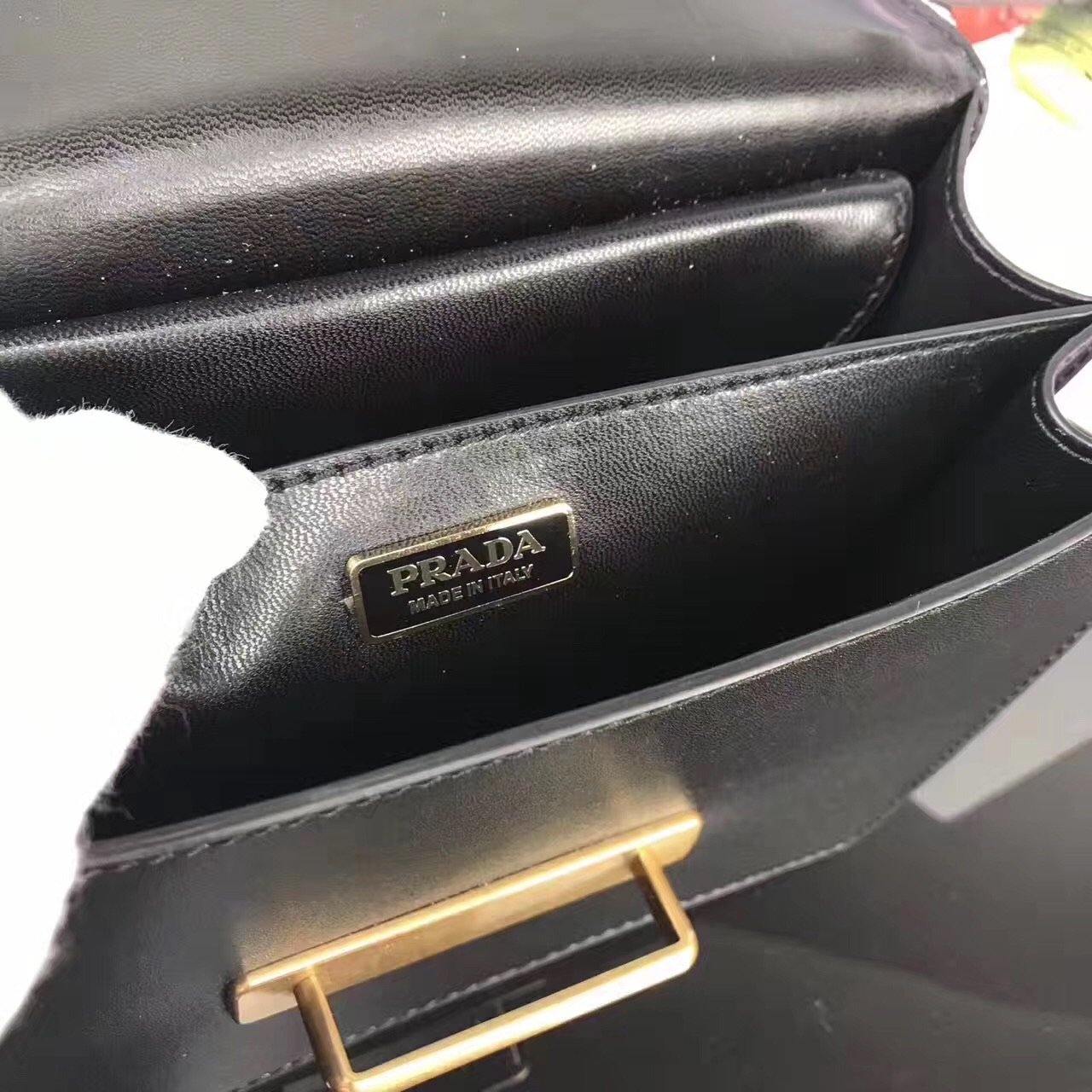 Prada Leather Cahier Bag