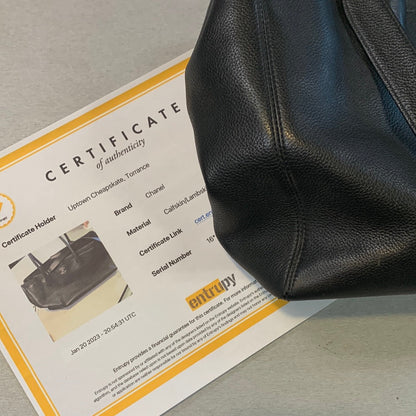 Chanel Executive Cerf Leather Tote