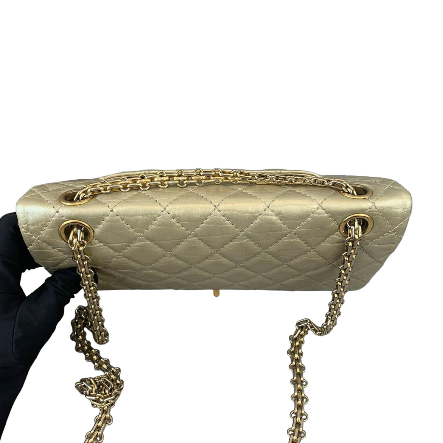 Classic Reissue 225 Calfskin Gold GHW