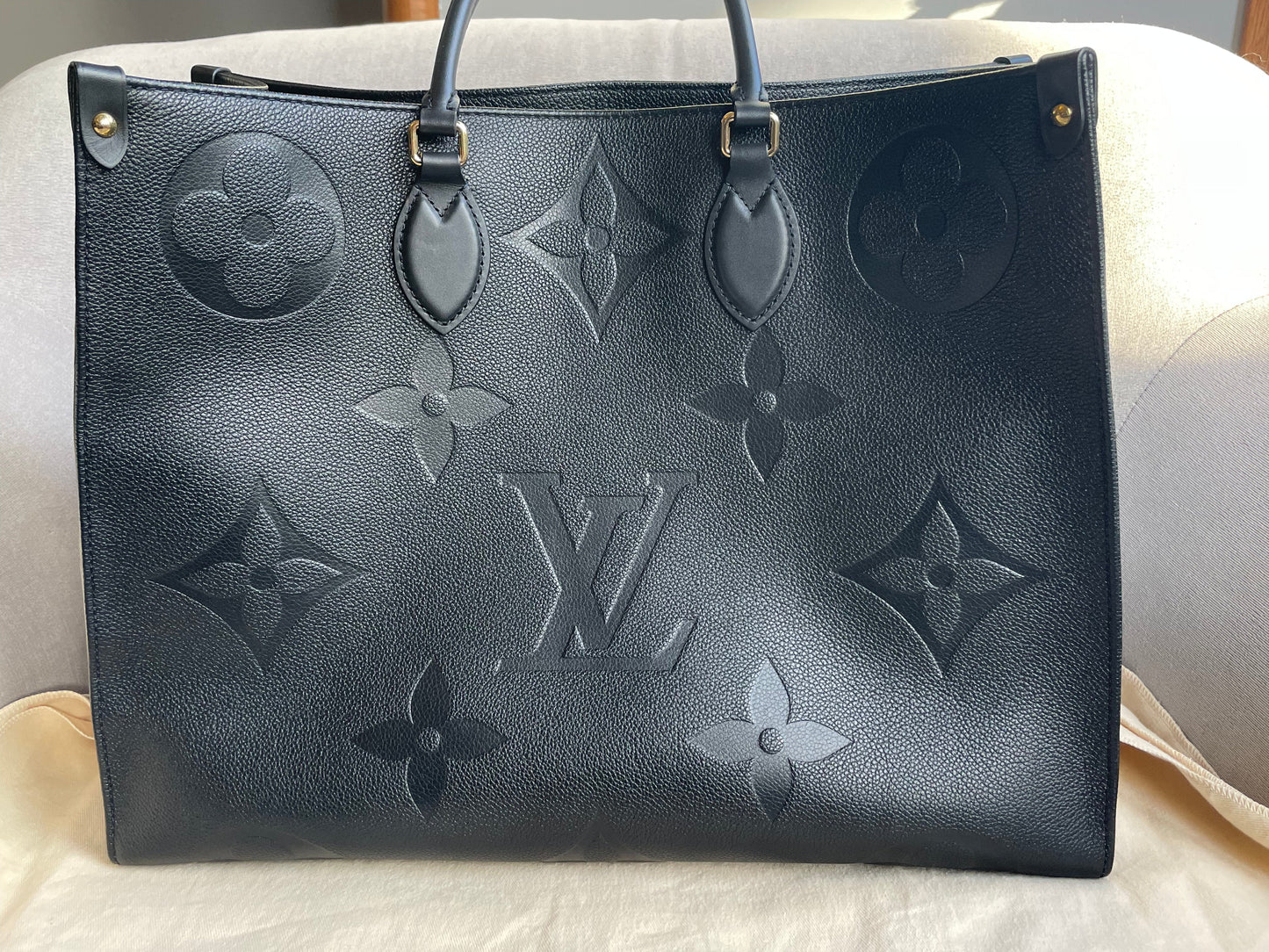 Louis Vuitton On the Go GM Black Empreinte (RRP £2,510)