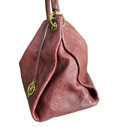 Louis-Vuitton Artsy MM Empreinte Burgundy GHW