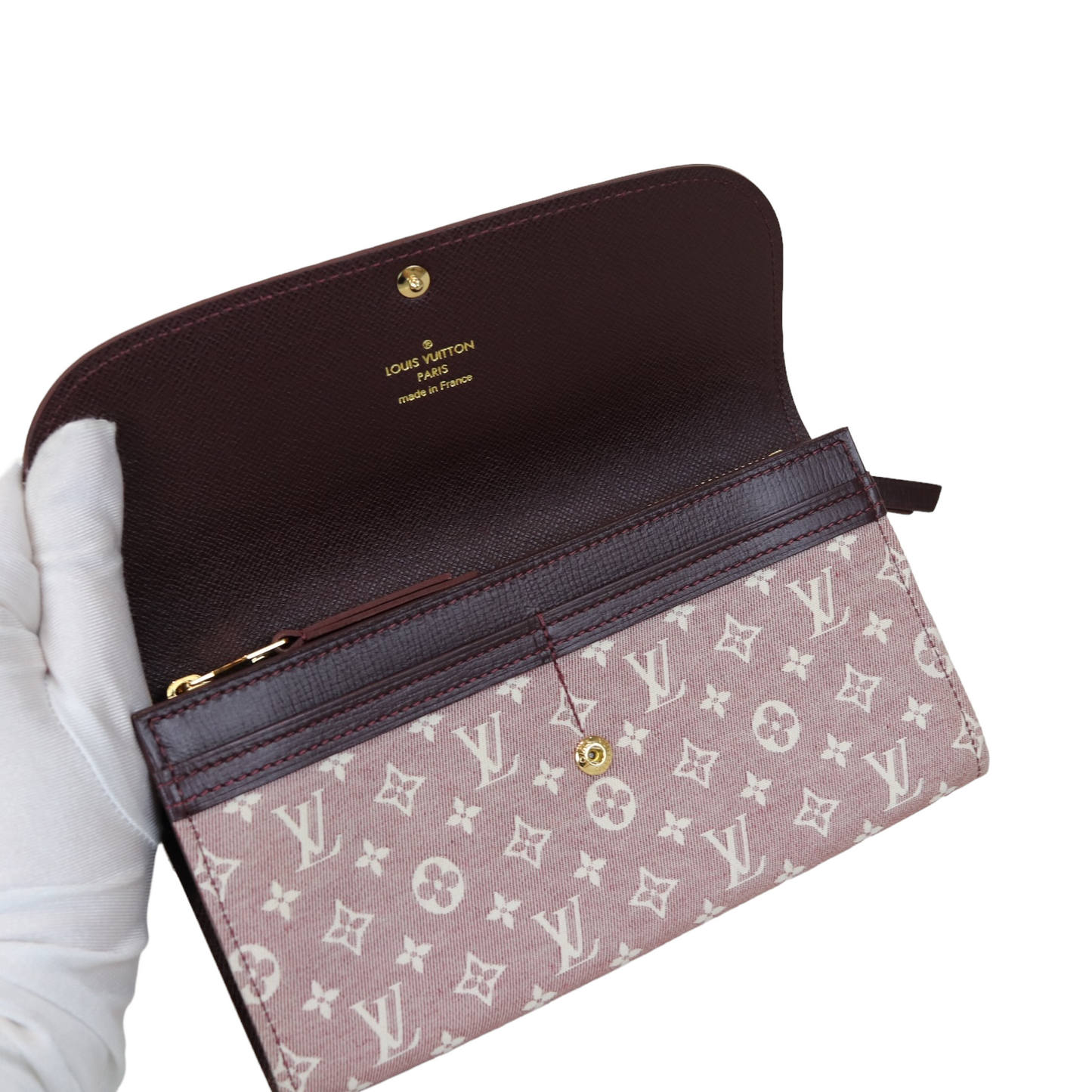 Louis-Vuitton Mini lin long Wallet