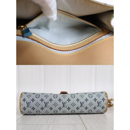 Rank AB ｜ LV Camille Blue Monogram Mini Canvas Shoulder Bag ｜030116