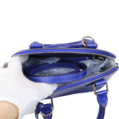 Louis-Vuitton Alma BB Epi Blue SHW