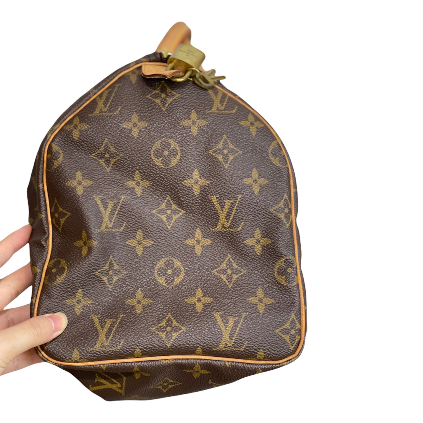 Louis-Vuitton Monogram Speedy 30 Brown