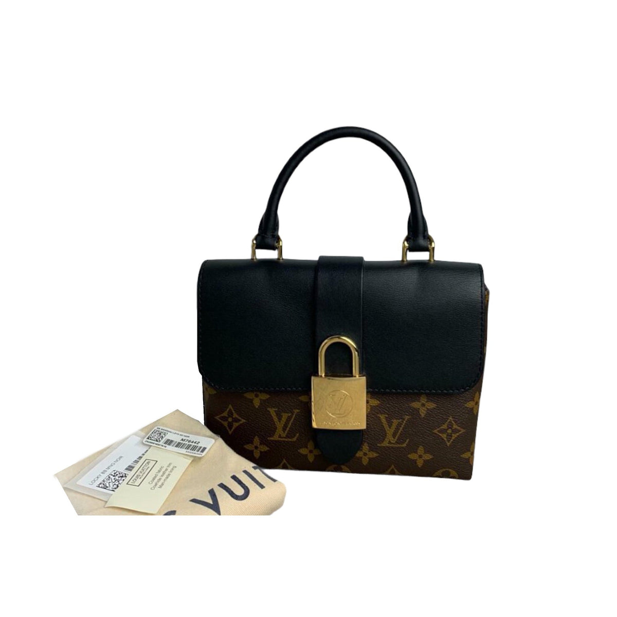 Louis-Vuitton Locky BB Monogram Canvas Brown/Black GHW