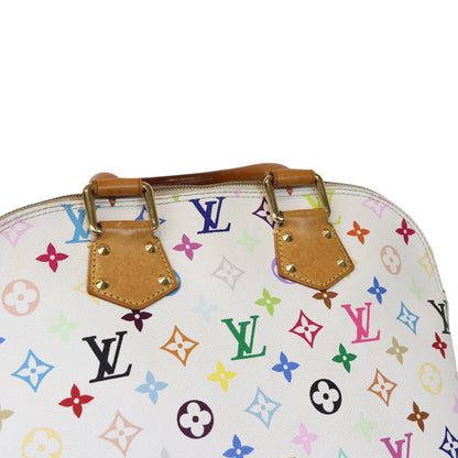 Louis-Vuitton Monogram Multicolor Alma PM White GHW
