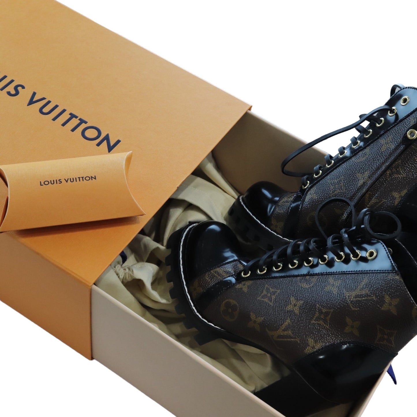 Louis-Vuitton Star Trail Ankle Boots 37.5