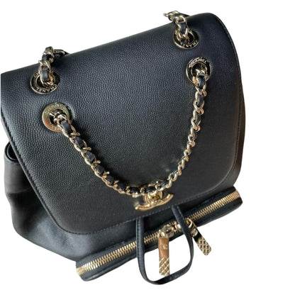 Business Affinity Backpack Caviar Black GHW