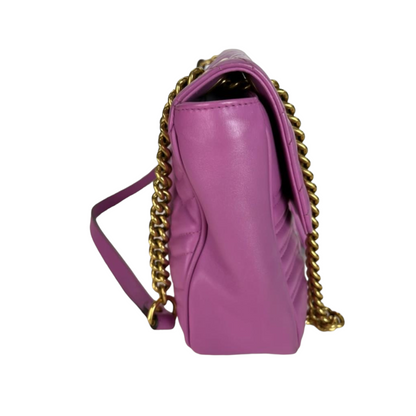 Gucci Medium GG Marmont Calfskin Pink GHW