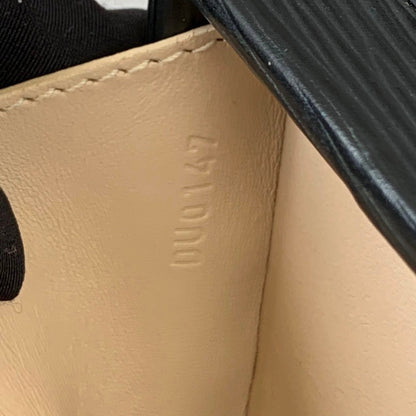 Louis-Vuitton Petite Malle Trunk Chest Black GHW