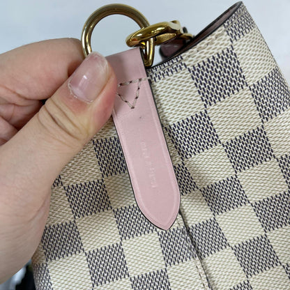 Louis-Vuitton NeoNoe MM Damier Azure Pink