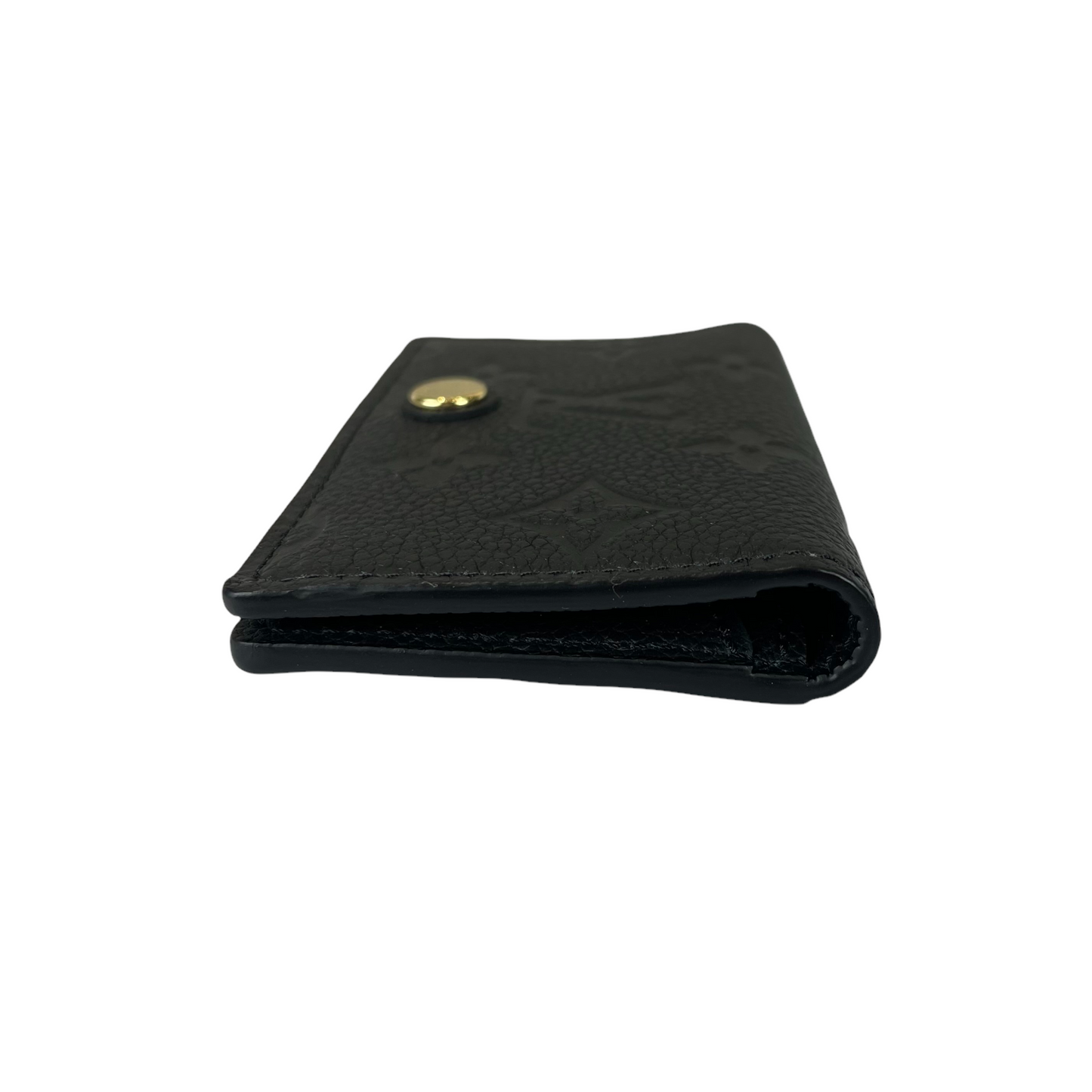 Louis-Vuitton Multicartes Monogram Empreinte Cardholder Black GHW