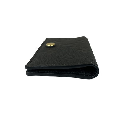Louis-Vuitton Multicartes Monogram Empreinte Cardholder Black GHW