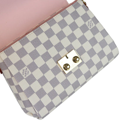 Louis-Vuitton Croisette Damier Azure GHW