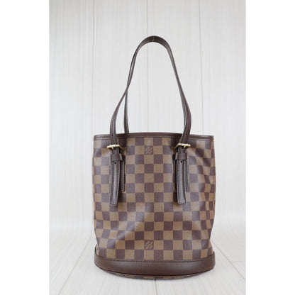 Rank A ｜ LV Damier Petit Bucket PM Tote Bag｜070505