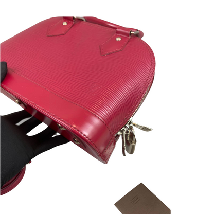 Louis-Vuitton Alma BB Epi Leather Red SHW