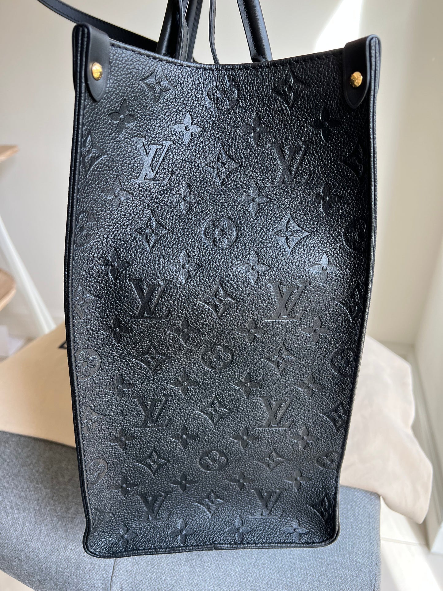 Louis Vuitton On the Go GM Black Empreinte (RRP £2,510)