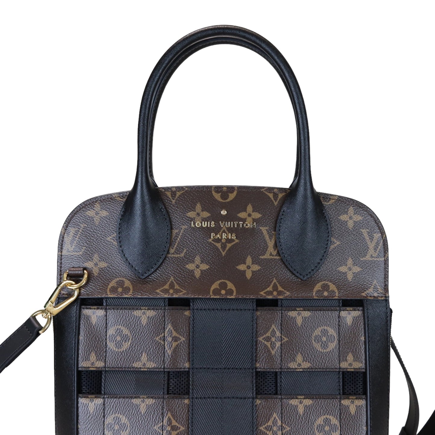 Louis-Vuitton Monogram Tressage MM GHW