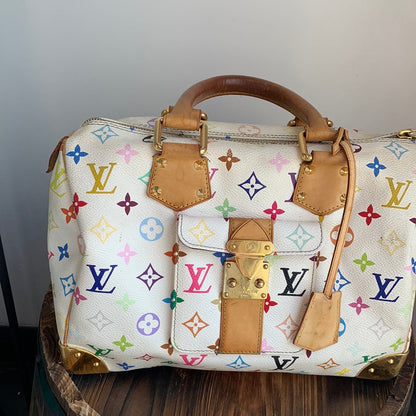 Louis Vuitton Multicolor Monogram Speedy 30