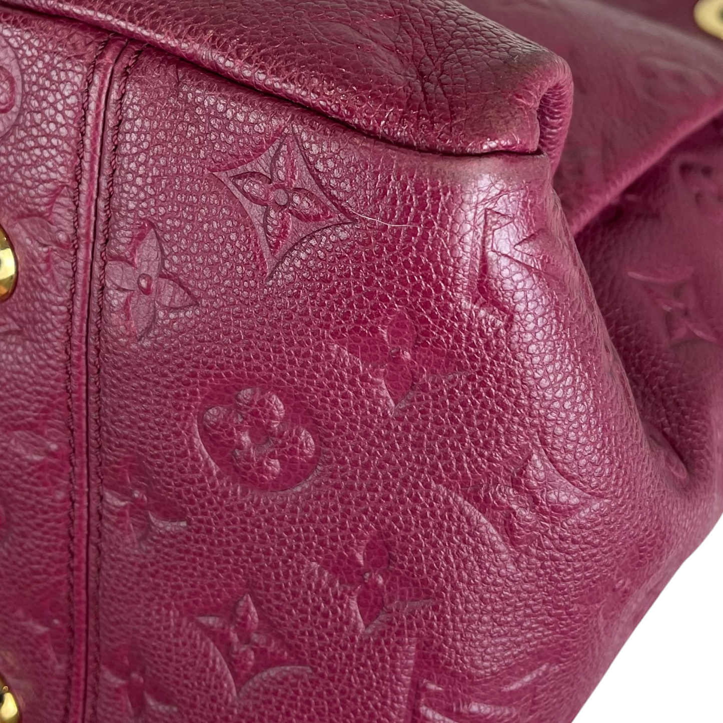 Louis-Vuitton Artsy MM Empreinte Burgundy GHW