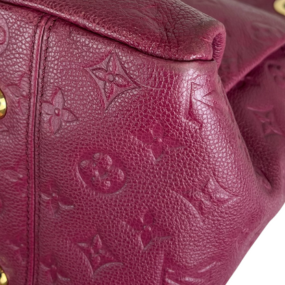 Louis-Vuitton Artsy MM Empreinte Burgundy GHW