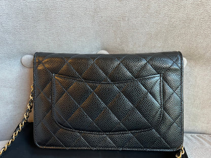 Chanel Black Caviar Wallet on Chain