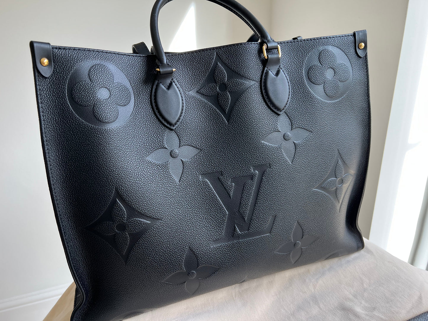 Louis Vuitton On the Go GM Black Empreinte (RRP £2,510)