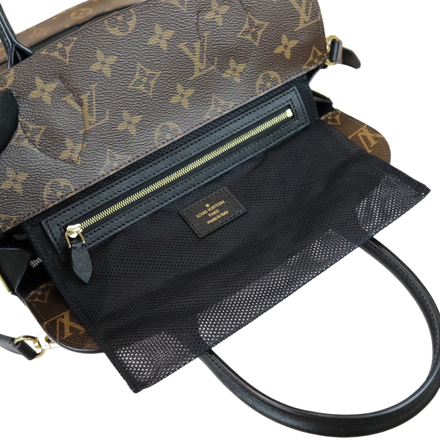 Louis-Vuitton Monogram Tressage MM GHW