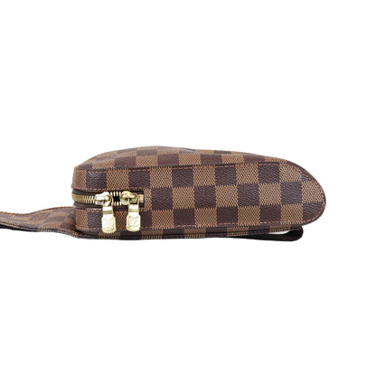 Louis-Vuitton Damier Ebene Geronimos Waist fanny Black GHW