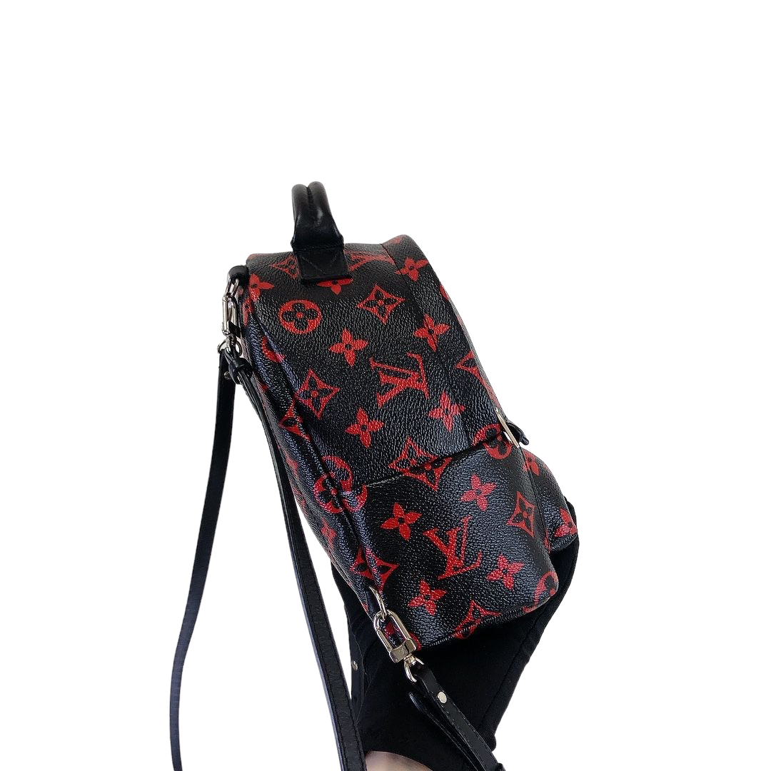 Louis-Vuitton Mini Palm Springs Infrarouge Canvas GHW