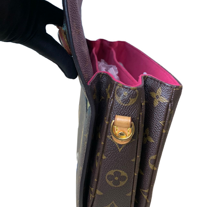 Louis-Vuitton Pochette Metis Monogram Love Lock GHW