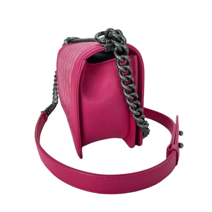 Le Boy Lambskin Old Medium Pink RHW