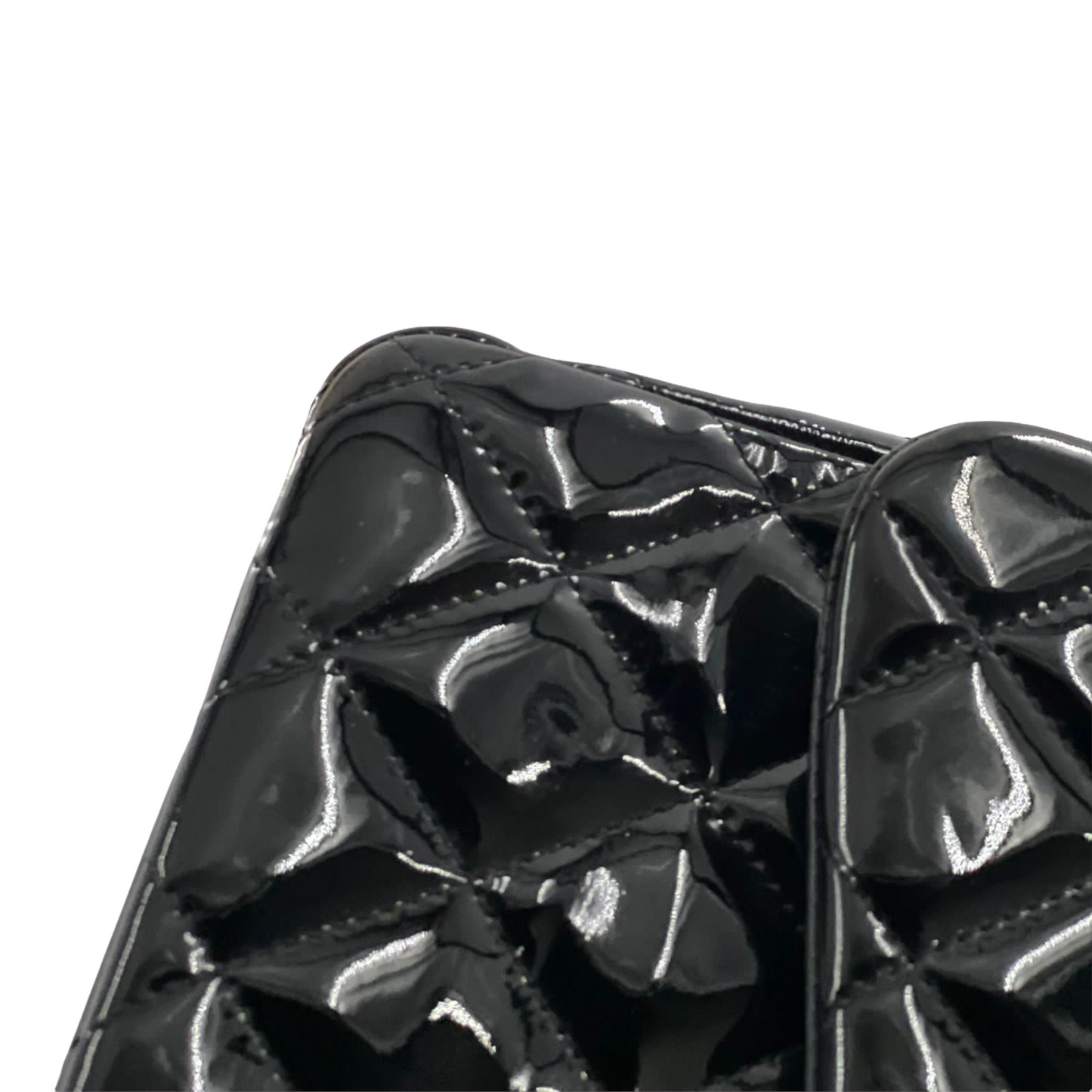 Double Flap Jumbo Patent Black SHW